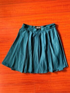 American Apparel Teal Circle Skater Skirt